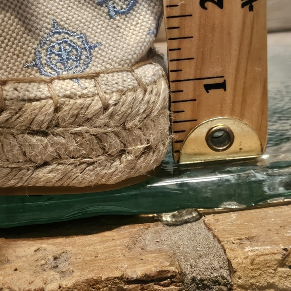 Guess Espadrilles with Orange Ankle Tie Sz 8.5 - Picture 8 of 11